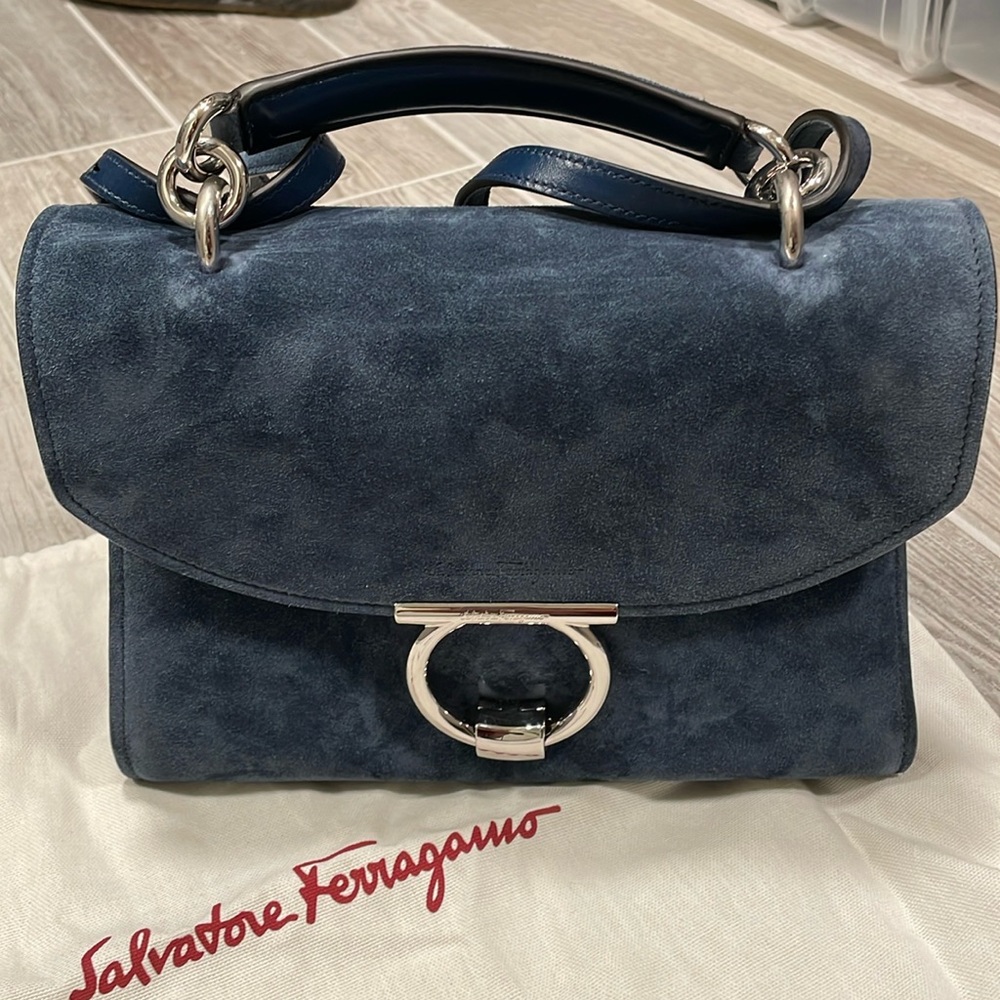 Salvatore Ferragamo Margo Gancini top handle